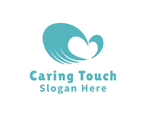 Caregiver - Hands Heart Foundation logo design