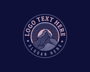 Exploration - Moutain Peak Summit logo design