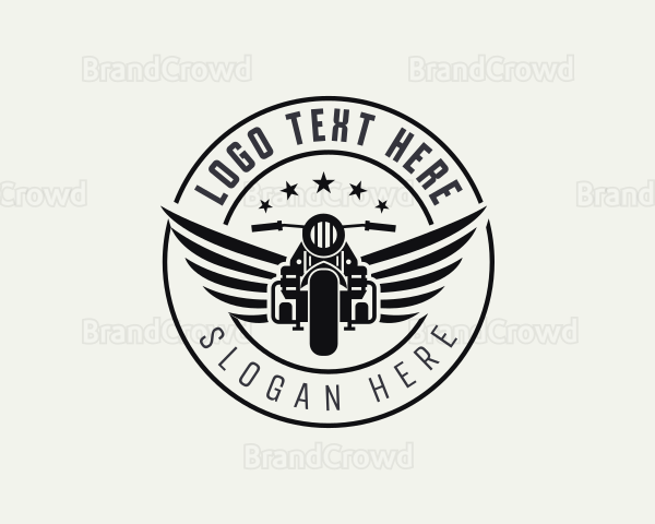 Motorcycle Biker Racing Logo