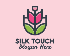 Lotion - Rose Fragrance Flower logo design