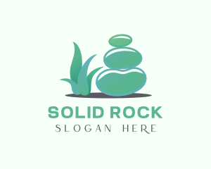 Stone - Rock Stone Spa logo design