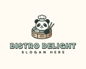 Panda Asian Dumplings logo design