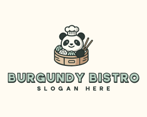 Panda Asian Dumplings logo design