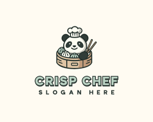 Panda Asian Dumplings logo design