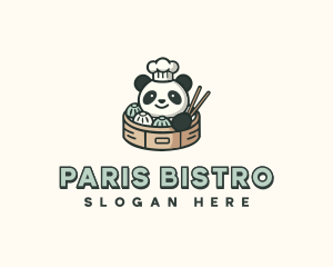 Panda Asian Dumplings logo design