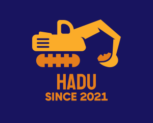 Builder - Modern Excavator Machine logo design