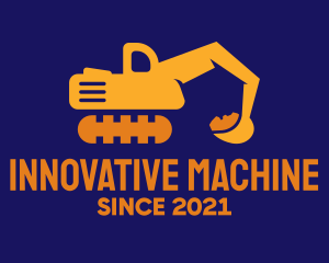 Machine - Modern Excavator Machine logo design