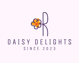 Daisy - Daisy Letter R logo design