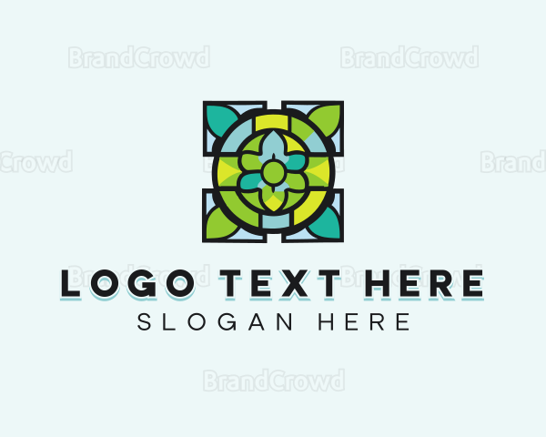 Abstract Mosaic Art Logo