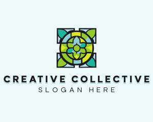 Abstract Mosaic Art logo design