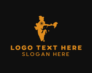 India - Safari Elephant Animal logo design
