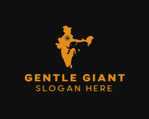 Safari Elephant Animal  logo design