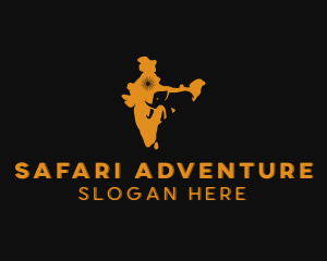 Safari Elephant India logo design