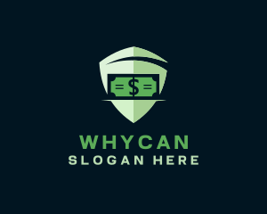 Asset Management - Dollar Money Shield logo design
