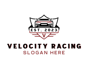 Sports Car Automobile logo design