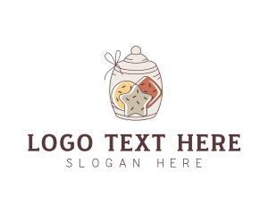 Food - Dessert Cookie Jar logo design