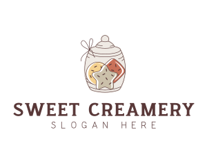 Dessert Cookie Jar logo design