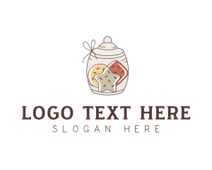 Baker - Dessert Cookie Jar logo design