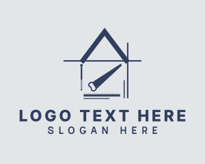 Nail - Blue Construction Handyman logo design