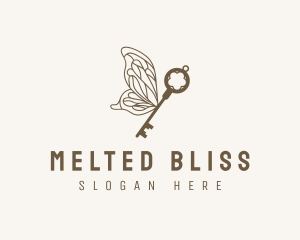 Key Butterfly Wings logo design