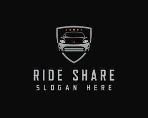 Carpool - Automobile Car Shield logo design