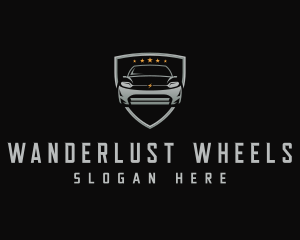 Roadtrip - Automobile Car Shield logo design