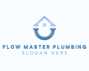 Plumbing - Pipe Plumbing Maintenance logo design