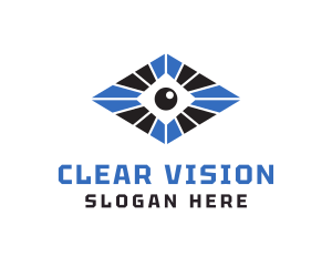 Optical - Visual Optic Eye logo design
