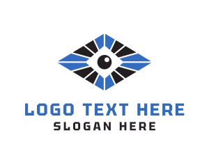 Optical - Visual Optic Eye logo design