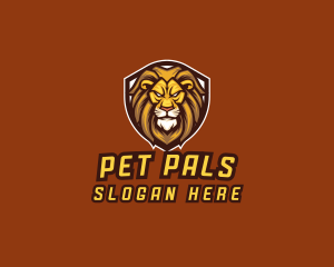 Animals - Lion Shield Gaming logo design