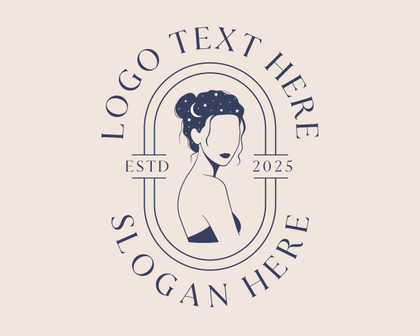 Astrological - Night Maiden Astrology logo design