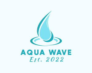 Water Droplet Moisture logo design