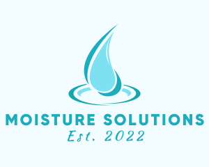 Moisture - Water Droplet Moisture logo design