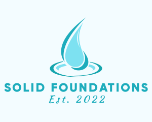 Liquid - Water Droplet Moisture logo design