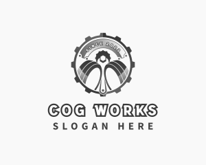 Cog Wrench Tire logo design