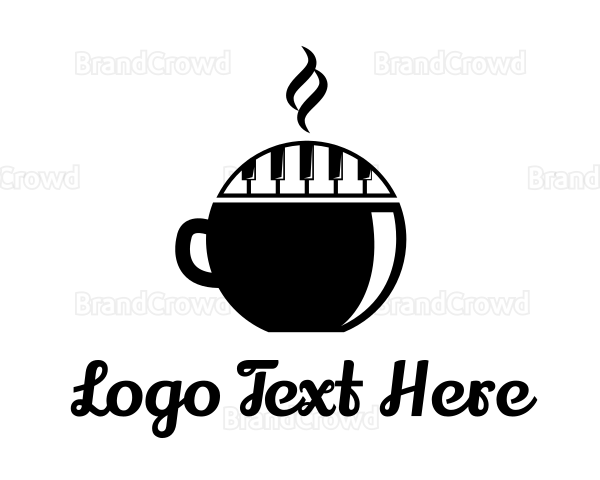 Piano Keys Coffee Logo