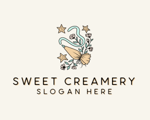 Piping Bag Pastry Bakery logo design