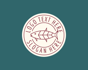 Fish - Fish Restaurant Dish logo design