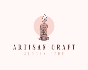 Artisanal Candle Souvenir logo design