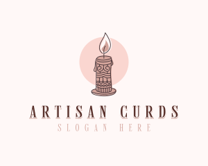 Artisanal Candle Souvenir logo design