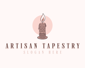 Artisanal Candle Souvenir logo design