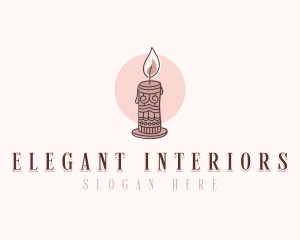 Artisanal Candle Souvenir logo design