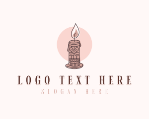 Spa - Artisanal Candle Souvenir logo design