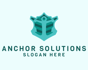 Navy Anchor Marine logo design