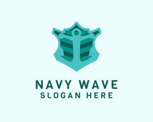 Navy Anchor Marine logo design