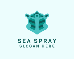 Navy Anchor Marine logo design