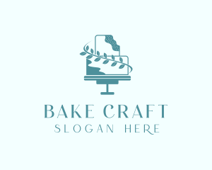 Wedding Cake Dessert logo design