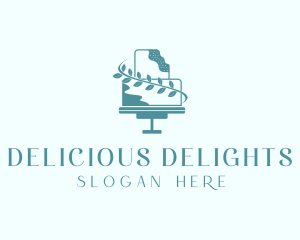 Wedding Cake Dessert logo design