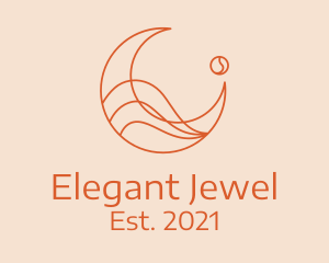 Moon Jewel Boutique logo design