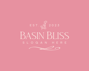 Flower Wellness Relaxation Spa logo design